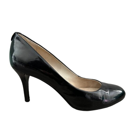 MICHAEL Michael Kors Black Patent Leather Flex Pump Heels Women's Size 9.5M - Picture 11 of 11